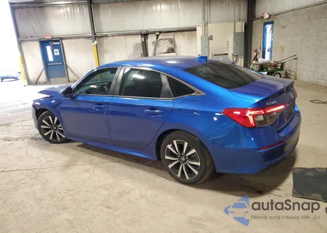 2022 Honda Civic Ex z USA, uszkodzony, nr VIN 2HGFE1F76NH314939